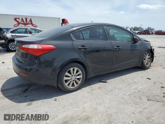 2014 Kia Forte LX with VIN KNAFX4A67E5211915, listed as a Copart auction lot 53937905 with 147,359 mi miles and Salvage Title. Bid and sale history available at DreamBid. Image 3.