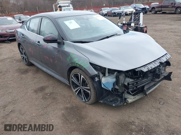 2021 Nissan Sentra SR z VIN 3N1AB8DV4MY302599, wystawiony jako IAAI lot #41662536 z przebiegiem 36 905 mil mil oraz . Historia ofert i sprzedaży dostępna na DreamBid. Obrazek 1.