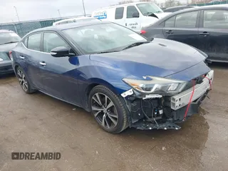 2017 Nissan Maxima SV with VIN 1N4AA6AP7HC373021, listed as a IAAI auction lot 41693920 with 154,730 mi miles and . Bid and sale history available at DreamBid. Image 1.