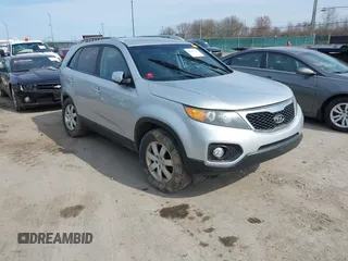 2011 Kia Sorento LX with VIN 5XYKT3A13BG144387, listed as a IAAI auction lot 42061865 with 67,457 mi miles. Bid and sale history available at carsss.com. Image 1.