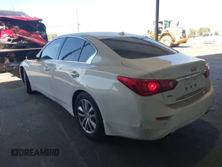 2015 Infiniti Q50 Premium with VIN JN1BV7AR2FM418211, listed as a IAAI auction lot 42626812 with 72,068 mi miles and . Bid and sale history available at DreamBid. Image 3.