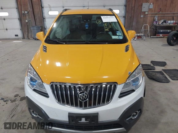 2016 Buick Encore Convenience with VIN KL4CJFSB9GB690206, listed as a IAAI auction lot 42053722 with 116,882 mi miles. Bid and sale history available at carsss.com. Image 12.