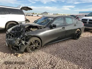 2021 BMW 3 Series M340i with VIN 3MW5U7J09M8B69234, listed as a Copart auction lot 44027005 with 29,715 mi miles and Salvage Title. Bid and sale history available at carsss.com. Image 1.