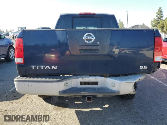 2006 Nissan Titan SE z VIN 1N6AA07A56N500115, wystawiony jako Copart lot #52821355 z przebiegiem 142 583 mil mil oraz Szkoda całkowita • Salvage title. Historia ofert i sprzedaży dostępna na DreamBid. Obrazek 6.
