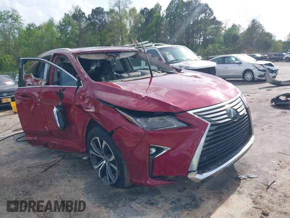 2019 Lexus RX with VIN 2T2ZZMCA6KC134685, listed as a IAAI auction lot 41929295 with Not Provided miles. Bid and sale history available at carsss.com. Image 1.
