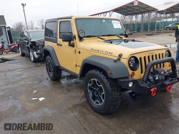 2013 Jeep Wrangler Rubicon 10th Anniversary with VIN 1C4BJWCG5DL688504, listed as a IAAI auction lot 41797184 with 109,414 mi miles and . Bid and sale history available at DreamBid. Image 1.