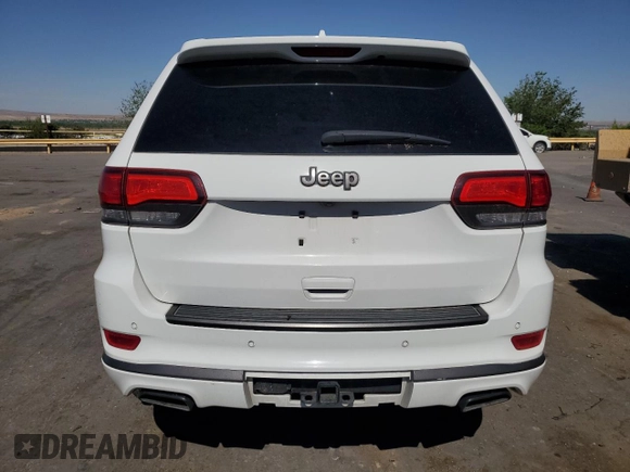 2018 Jeep Grand Cherokee High Altitude with VIN 1C4RJFCT8JC224727, listed as a Copart auction lot 55074305 with 65,514 mi miles and Salvage title. Bid and sale history available at DreamBid. Image 6.