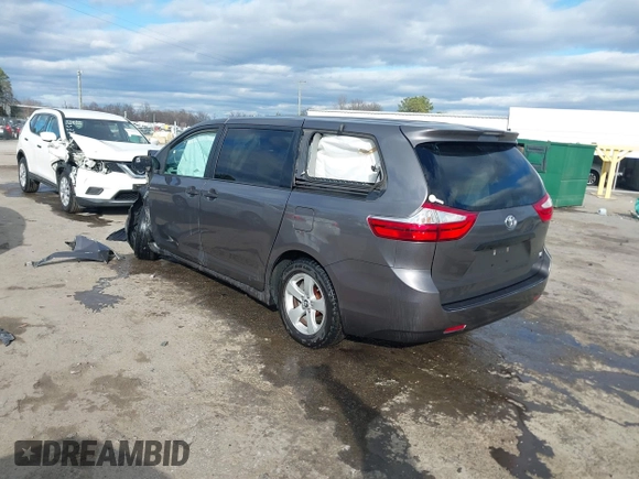2018 Toyota Sienna with VIN 5TDZZ3DC9JS942579, listed as a IAAI auction lot 41720834 with 132,231 mi miles and . Bid and sale history available at DreamBid. Image 3.