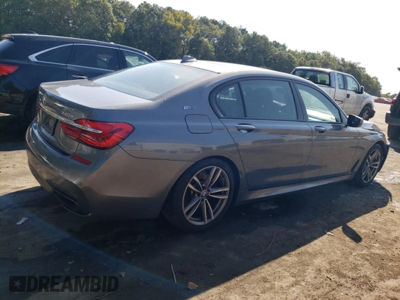 2018 BMW 7 Series 740e xDrive iPerformance with VIN WBA7J2C57JG938310, listed as a Copart auction lot 70021593 with 45,426 mi miles. Bid and sale history available at carsss.com. Image 3.