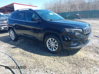 2019 Jeep Cherokee Latitude with VIN 1C4PJMCX4KD330019, listed as a IAAI auction lot 41643077 with 52,007 mi miles. Bid and sale history available at carsss.com. Image 1.