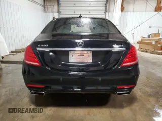 2015 Mercedes-Benz S 550 with VIN WDDUG8FB6FA148733, listed as a Copart auction lot 53365335 with 61,414 mi miles and Salvage Title. Bid and sale history available at carsss.com. Image 6.