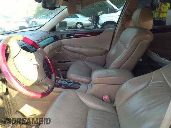 2004 Lexus ES 350 with VIN JTHBA30G045012998, listed as a IAAI auction lot 35739250 with Not Provided miles and . Bid and sale history available at DreamBid. Image 5.