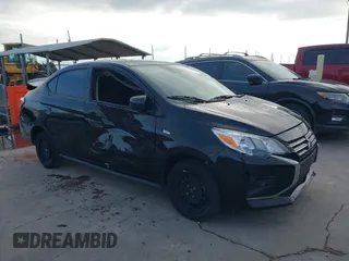 2022 Mitsubishi Mirage G4 ES with VIN ML32FUFJ3NHF09626, listed as a IAAI auction lot 41294160 with 57,032 mi miles. Bid and sale history available at carsss.com. Image 1.