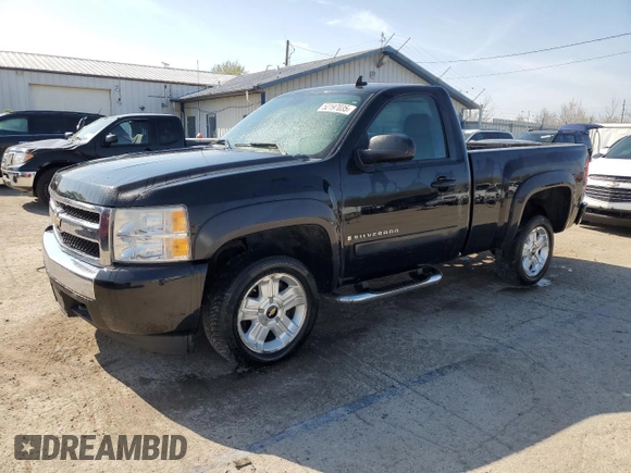 2008 Chevrolet Silverado 1500 Work Truck with VIN 1GCEK14C78Z200911, listed as a Copart auction lot 52197035 with 215,836 mi miles and Salvage Title. Bid and sale history available at DreamBid. Image 1.