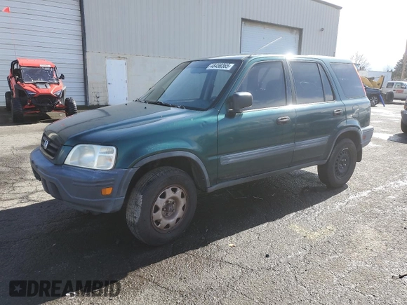 2001 Honda CR-V LX with VIN JHLRD18491C004527, listed as a Copart auction lot 48458365 with 260,455 mi miles and Salvage Title. Bid and sale history available at carsss.com. Image 1.