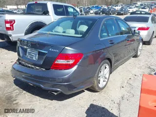 2013 Mercedes-Benz C-Class C 300 Sport with VIN WDDGF8AB3DG122480, listed as a IAAI auction lot 41805512 with 118,841 mi miles. Bid and sale history available at carsss.com. Image 4.