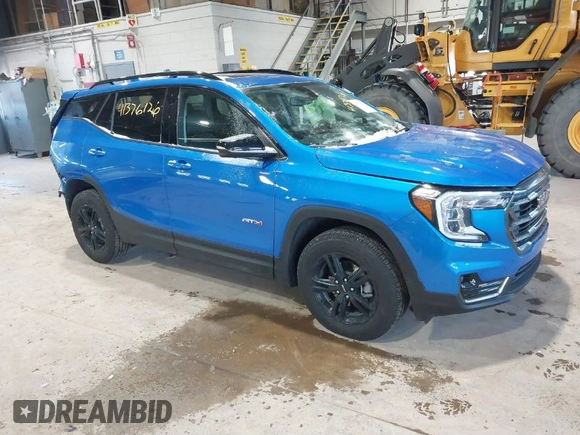 2024 GMC Terrain AT4 with VIN 3GKALYEGXRL264508, listed as a IAAI auction lot 41376126 with 8,045 mi miles and . Bid and sale history available at carsss.com. Image 1.