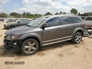 2017 Dodge Journey Crossroad Plus with VIN 3C4PDCGB0HT612872, listed as a Copart auction lot 56528335 with 122,298 mi miles and Salvage title. Bid and sale history available at DreamBid. Image 1.
