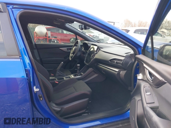 2023 Subaru WRX Premium with VIN JF1VBAF63P9803317, listed as a IAAI auction lot 41922552 with 21,952 mi miles and . Bid and sale history available at DreamBid. Image 5.