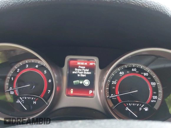 2018 Dodge Journey SE with VIN 3C4PDCAB2JT347337, listed as a IAAI auction lot 41178258 with 59,162 mi miles. Bid and sale history available at carsss.com. Image 7.
