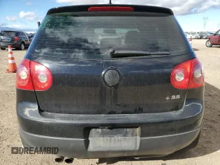 2007 Volkswagen Rabbit with VIN WVWDS71K17W235647, listed as a Copart auction lot 44157735 with 297,858 mi miles and Salvage Title. Bid and sale history available at carsss.com. Image 6.