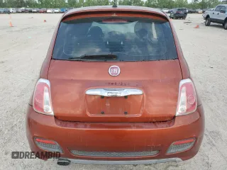 2015 FIAT 500 Sport with VIN 3C3CFFBR5FT648427, listed as a Copart auction lot 53160575 with 139,524 mi miles and Salvage Title. Bid and sale history available at carsss.com. Image 6.