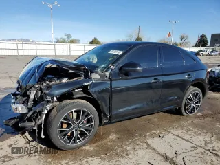 2023 Audi SQ5 Sportback Premium Plus with VIN WA124AFY2P2197553, listed as a Copart auction lot 48700114 with 10,121 mi miles and . Bid and sale history available at DreamBid. Image 1.