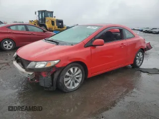 2010 Honda Civic Cpe EX with VIN 2HGFG1B89AH505788, listed as a Copart auction lot 51947255 with 116,000 mi miles and Salvage Title. Bid and sale history available at carsss.com. Image 1.
