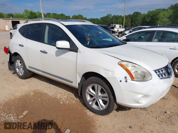 2012 Nissan Rogue S with VIN JN8AS5MV1CW402567, listed as a IAAI auction lot 42179240 with 131,773 mi miles and . Bid and sale history available at DreamBid. Image 1.