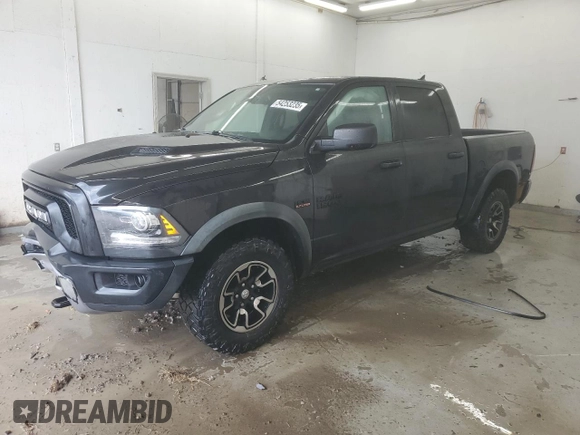 2016 Ram 1500 Rebel with VIN 1C6RR7YT6GS105815, listed as a Copart auction lot 54253235 with 150,511 mi miles and Salvage title. Bid and sale history available at DreamBid. Image 1.