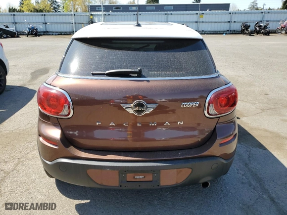 2014 MINI Cooper Paceman with VIN WMWSS1C58EWN94368, listed as a Copart auction lot 54159275 with 57,383 mi miles and Salvage Title. Bid and sale history available at carsss.com. Image 6.