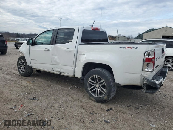 2022 Chevrolet Colorado 4WD Work Truck with VIN 1GCGTBEN9N1128003, listed as a Copart auction lot 86204214 with 34,762 mi miles and Salvage title. Bid and sale history available at DreamBid. Image 2.
