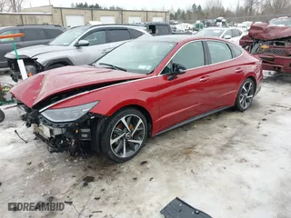 2023 Hyundai Sonata SEL Plus with VIN KMHL44J2XPA335792, listed as a IAAI auction lot 41636577 with 12,279 mi miles. Bid and sale history available at carsss.com. Image 18.
