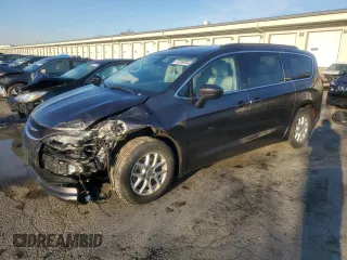 2021 Chrysler Voyager LXI with VIN 2C4RC1DG7MR549895, listed as a Copart auction lot 79759934 with 73,915 mi miles and Salvage Title. Bid and sale history available at carsss.com. Image 1.