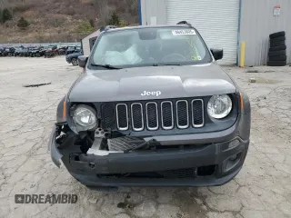 2017 Jeep Renegade Latitude with VIN ZACCJBBB6HPF30337, listed as a Copart auction lot 46453805 with 132,095 mi miles and Salvage Title. Bid and sale history available at carsss.com. Image 5.
