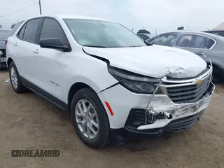 2023 Chevrolet Equinox LS with VIN 3GNAXHEG6PL202897, listed as a IAAI auction lot 42433147 with 14,973 mi miles and . Bid and sale history available at DreamBid. Image 1.