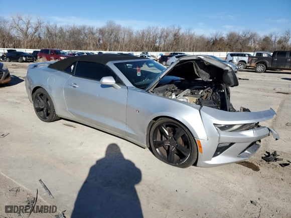 2017 Chevrolet Camaro 1SS with VIN 1G1FF3D75H0205027, listed as a Copart auction lot 43396325 with 0 mi miles and Salvage Title. Bid and sale history available at carsss.com. Image 4.