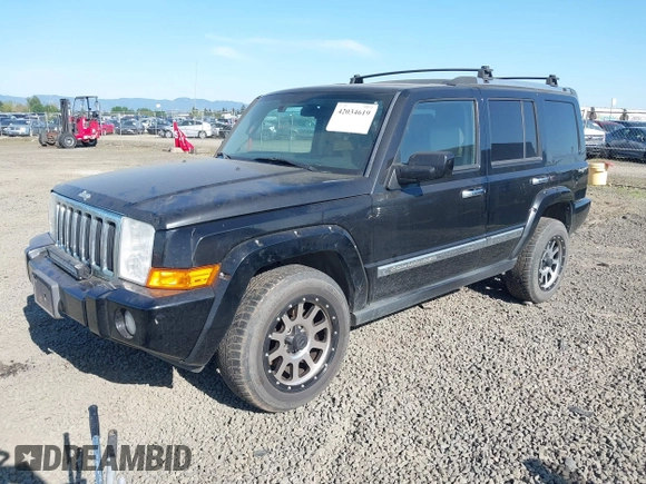 2008 Jeep Commander Overland with VIN 1J8HG682X8C140924, listed as a IAAI auction lot 42034619 with 237,939 mi miles. Bid and sale history available at carsss.com. Image 2.
