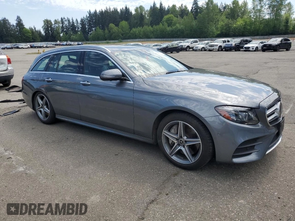 2018 Mercedes-Benz E 400 with VIN WDDZH6GB7JA478833, listed as a Copart auction lot 55651165 with Not Provided miles and Salvage Title. Bid and sale history available at DreamBid. Image 4.
