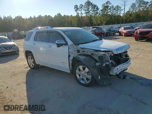 2015 GMC Terrain Denali with VIN 2GKFLUE30F6239869, listed as a Copart auction lot 82184994 with 158,088 mi miles and Salvage Title. Bid and sale history available at DreamBid. Image 11.