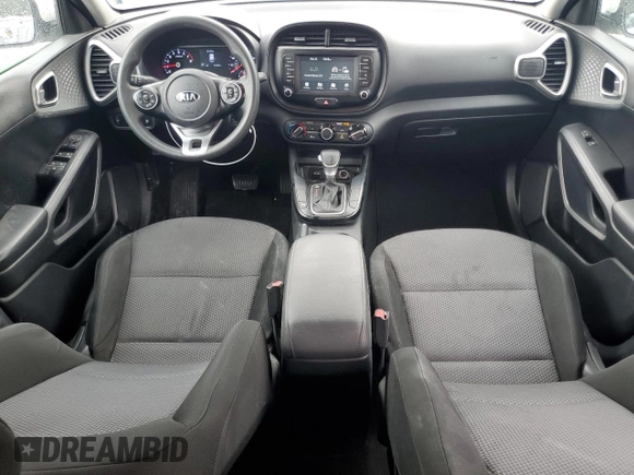 2021 Kia Soul S with VIN KNDJ23AU0M7138698, listed as a Copart auction lot 50696105 with 356,329 mi miles and Salvage Title. Bid and sale history available at DreamBid. Image 8.