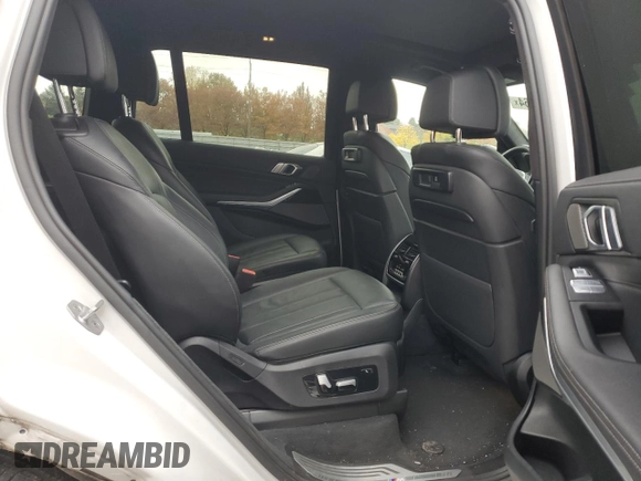2021 BMW X7 M50i with VIN 5UXCX6C01M9E94072, listed as a Copart auction lot 78746064 with 34,400 mi miles and Salvage Title. Bid and sale history available at carsss.com. Image 10.