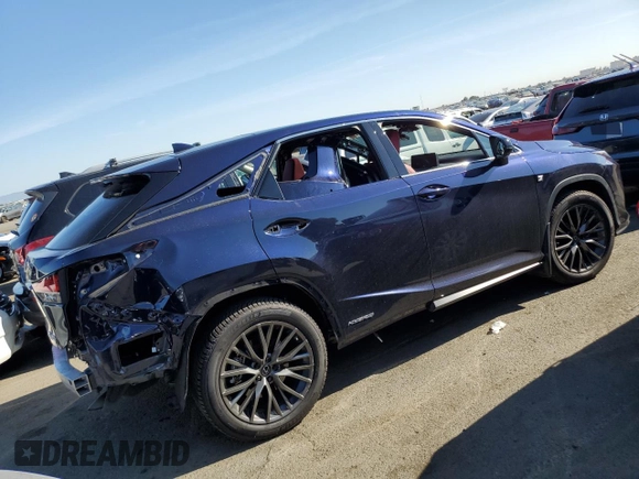2022 Lexus RX with VIN 2T2YGMDA2NC093783, listed as a Copart auction lot 68711234 with 0 mi miles and Salvage Title. Bid and sale history available at carsss.com. Image 3.