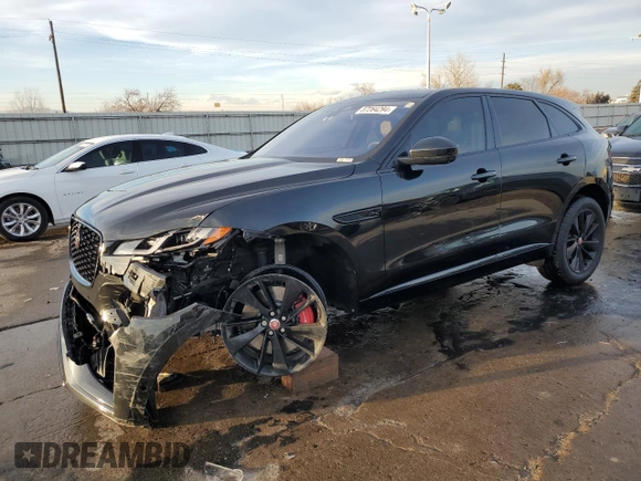 2021 Jaguar F-Pace S with VIN SADCJ2EU7MA684261, listed as a Copart auction lot 87264294 with 24,188 mi miles and Salvage title. Bid and sale history available at DreamBid. Image 1.