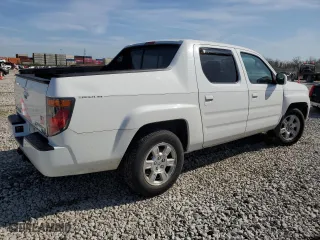 2008 Honda Ridgeline RTL with VIN 2HJYK16508H507621, listed as a Copart auction lot 52297925 with 201,558 mi miles and Salvage Title. Bid and sale history available at carsss.com. Image 3.