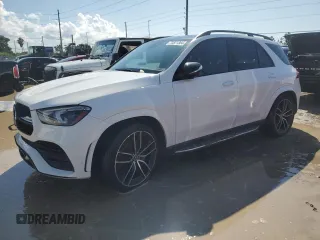 2021 Mercedes-Benz GLE 580 with VIN 4JGFB8GB6MA577265, listed as a Copart auction lot 73871384 with Not provided miles and Salvage title. Bid and sale history available at DreamBid. Image 1.