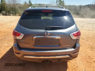 2016 Nissan Pathfinder Platinum with VIN 5N1AR2MN5GC608886, listed as a Copart auction lot 50582035 with 127,089 mi miles and Salvage Title. Bid and sale history available at carsss.com. Image 6.