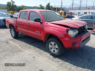2015 Toyota Tacoma PreRunner with VIN 5TFJX4GN0FX043164, listed as a IAAI auction lot 42588373 with 126,219 mi miles and . Bid and sale history available at DreamBid. Image 1.