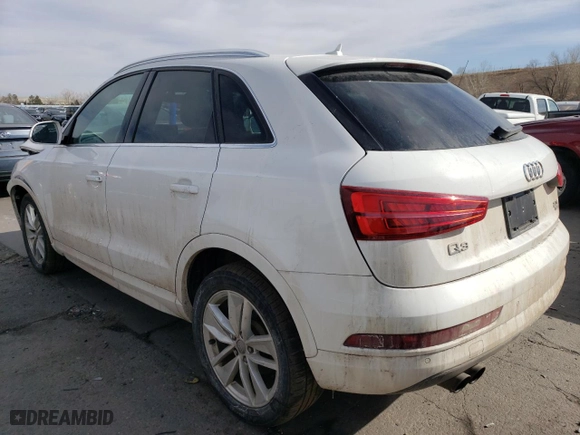2016 Audi Q3 Premium Plus with VIN WA1EFCFS3GR010360, listed as a Copart auction lot 44178055 with 76,194 mi miles and Salvage Title. Bid and sale history available at carsss.com. Image 2.