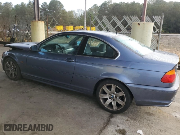 2000 BMW 3 Series 323Ci with VIN WBABM3345YJN62203, listed as a Copart auction lot 78399424 with 150,913 mi miles and Salvage Title. Bid and sale history available at DreamBid. Image 2.
